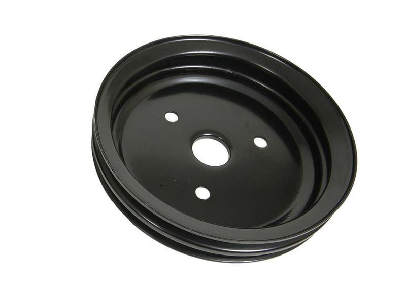 Chevy Small Block 3-Groove Crankshaft Pulley – 7.25", Steel, Short Pump
