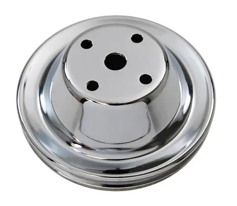 Water Pump Pulley – Small Block Chevy, Single Groove, Chrome, LWP