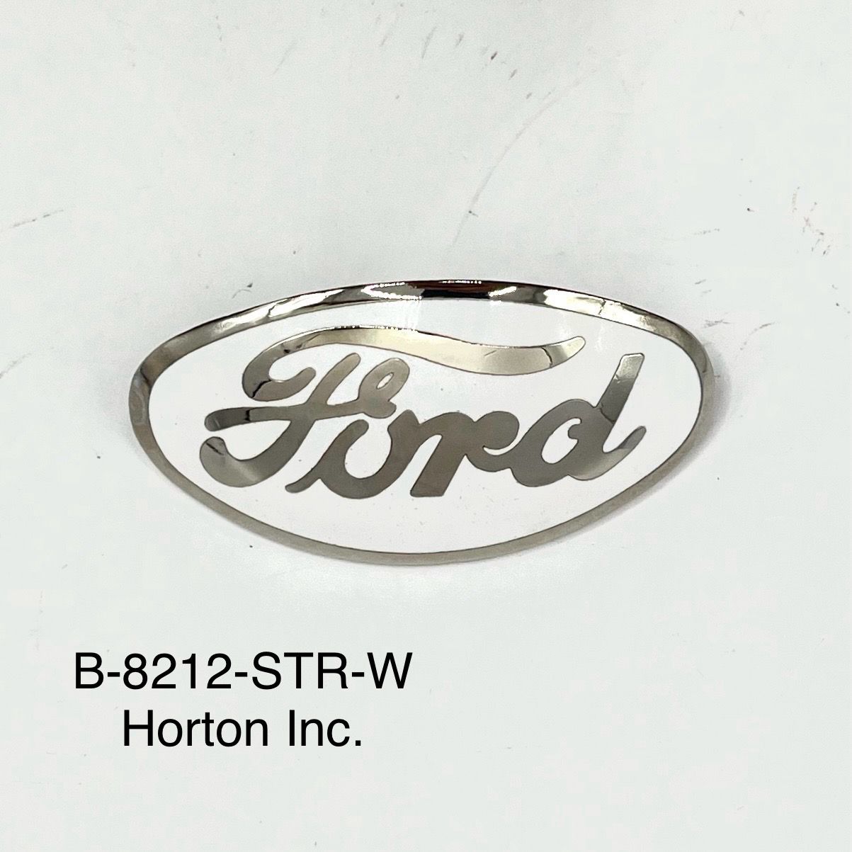 1932 Ford Emblem, White