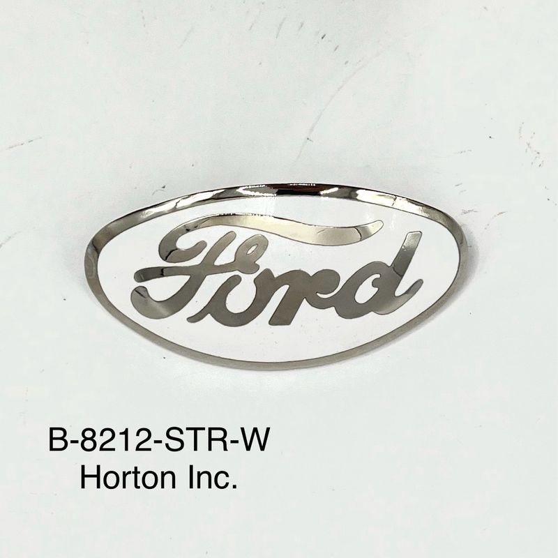 1932 Ford Emblem, White