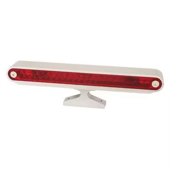 LED Third Brake Light – Billet Aluminum, Red Lens, Brushed or Black