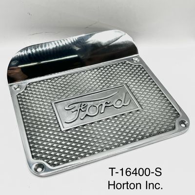 Ford Aluminum Step Plates, Polished, Pair