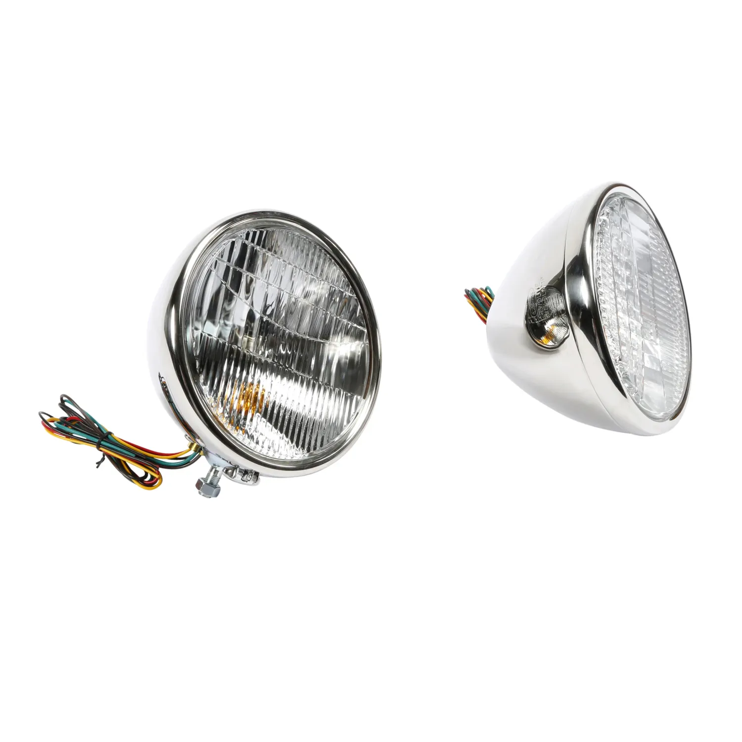 Headlights; 28/29 Modal A Ford, Quartz w/turn signals; Pair