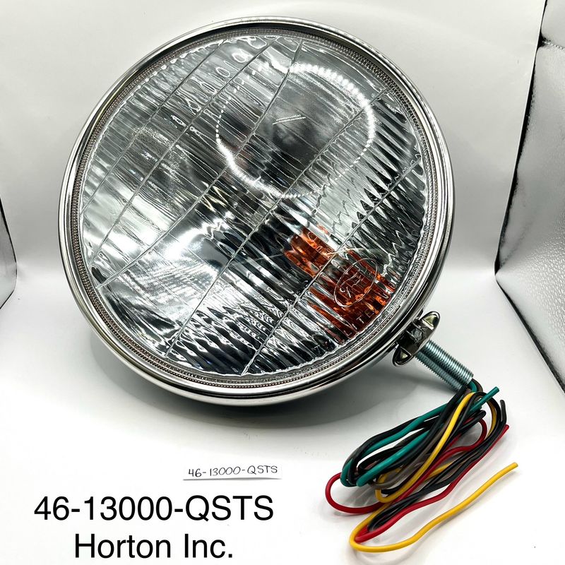 Headlamps; 1933/34 Ford Commercial; Black; w/turn signal