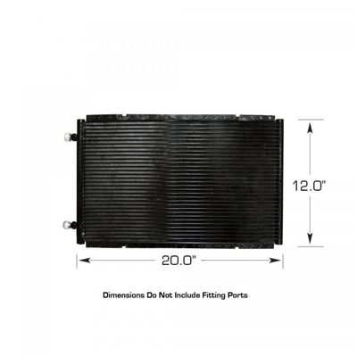 Horizontal SuperFlow Condenser with Brackets – 12" x 20" x 0.83"