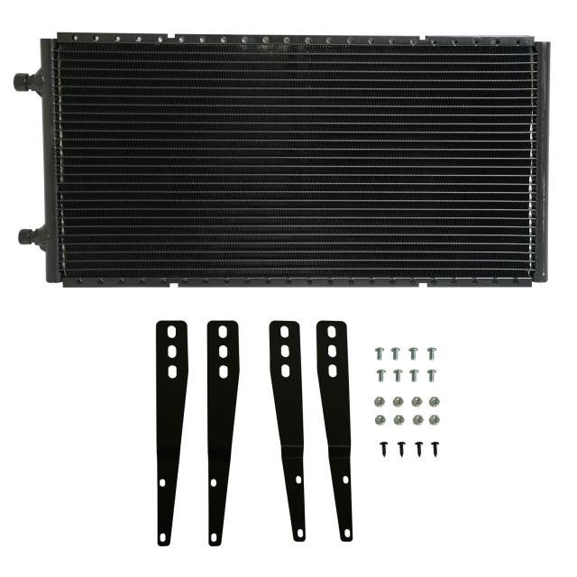 Horizontal SuperFlow Condenser with Brackets – 12" x 24" x 0.83"