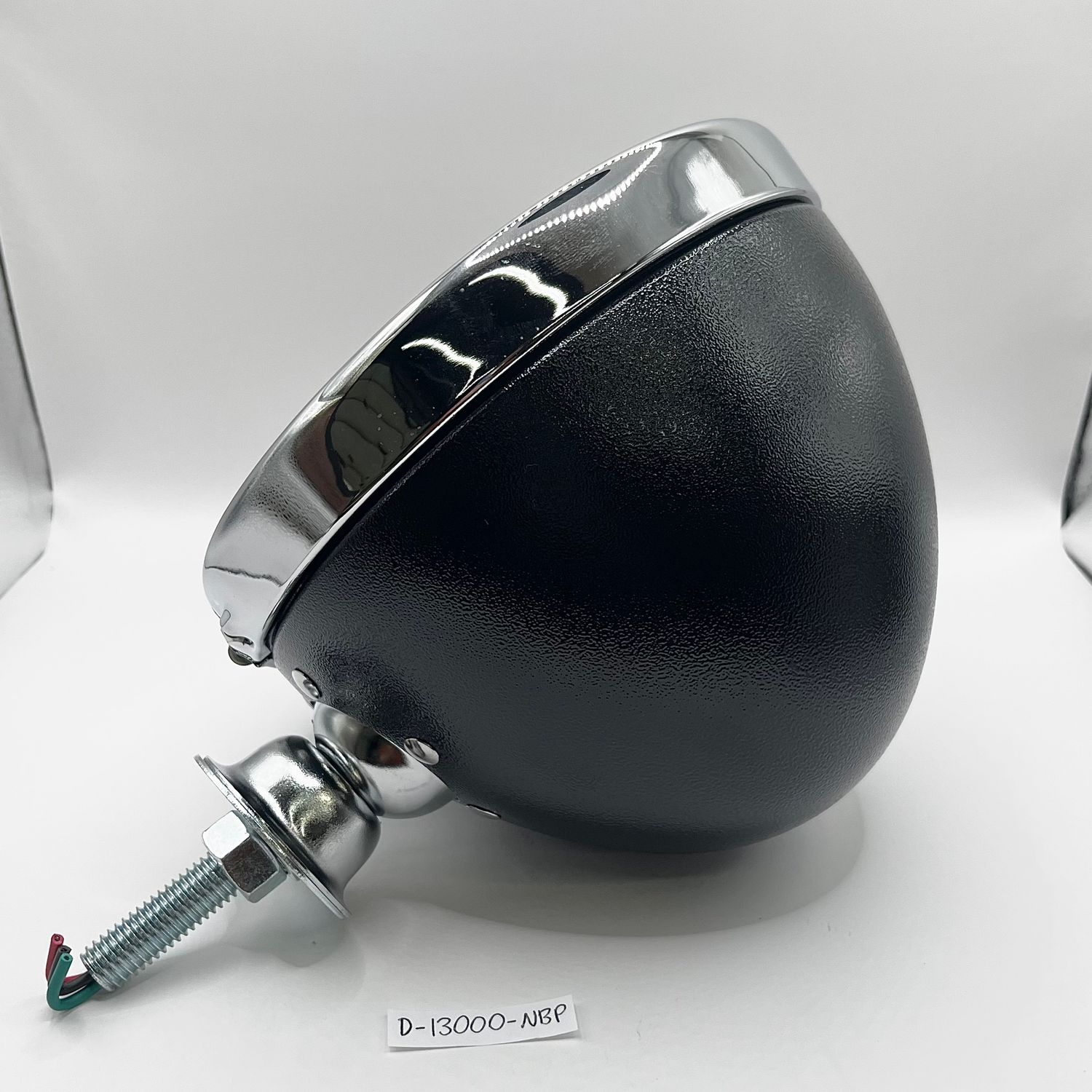 Headlight Bucket; Black; Pair