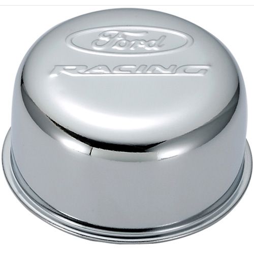 Ford Twist-On Breather Cap – Chrome with Ford Logo