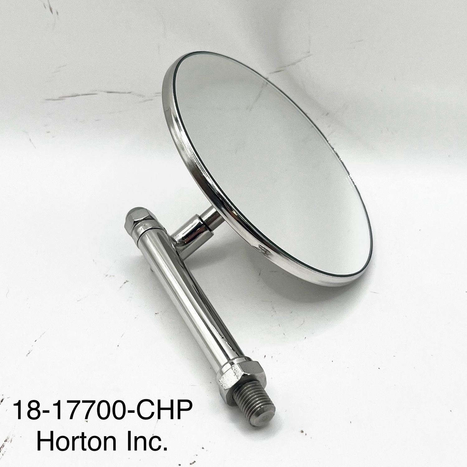 Mirror; 1932 Ford open car; Windshield Post Mirror; 2" shorter arm.