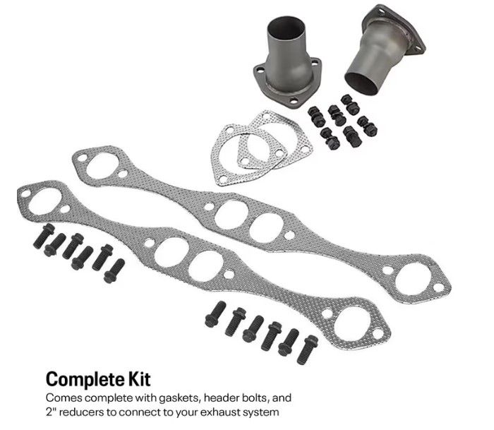 Hugger Headers for Tight-Fit Small Block Chevy 350