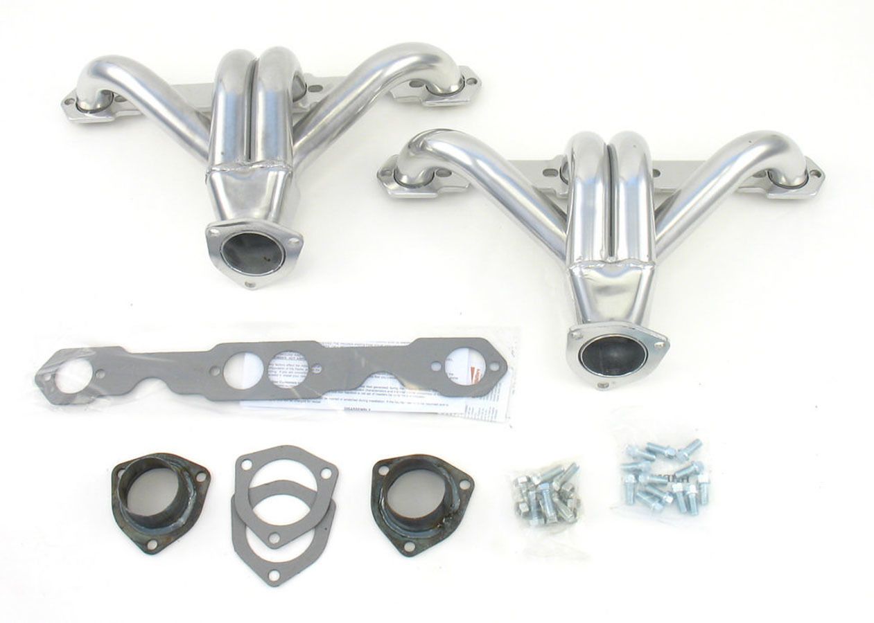 Headers, Small Block Chevy, Ceramic Coated, Tight Tuck