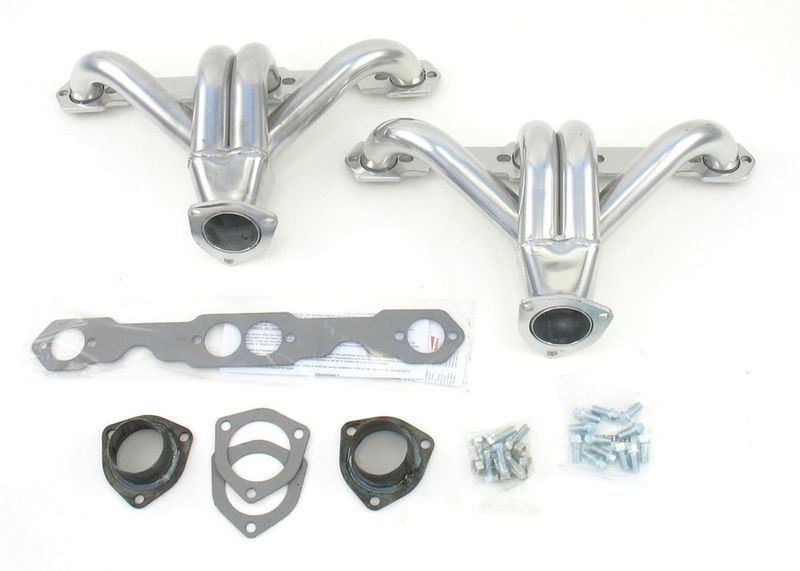 Headers, Small Block Chevy, Ceramic Coated, Tight Tuck