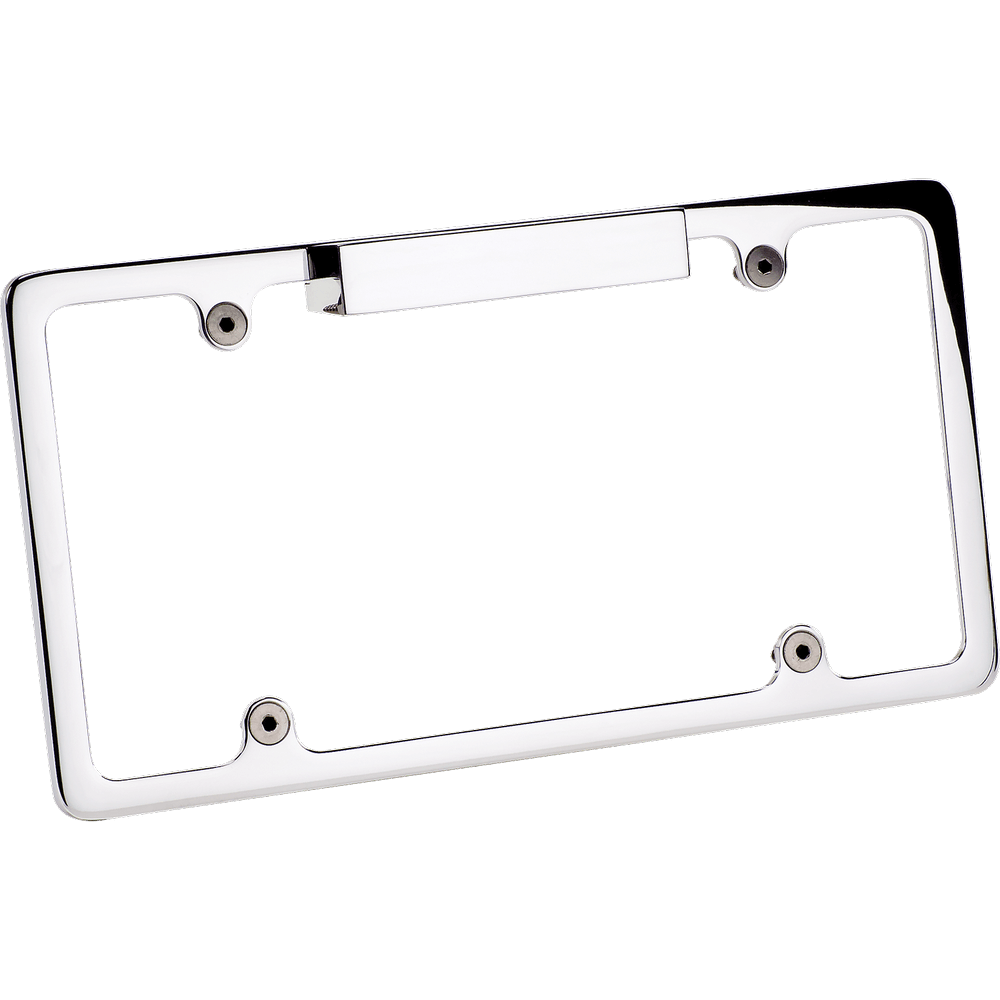 Recessed License Plate Frame – Lighted, Plain