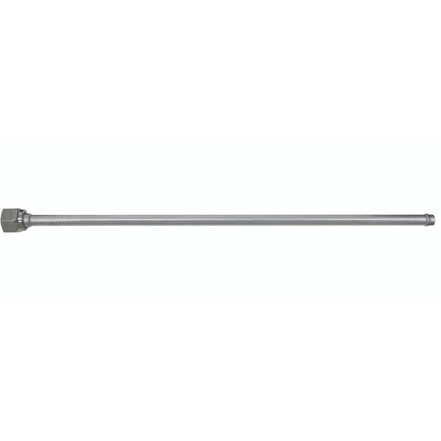 Universal Aluminum Heater Line – #10 Female O-Ring to 5/8" Heater Hose Barb, 18"