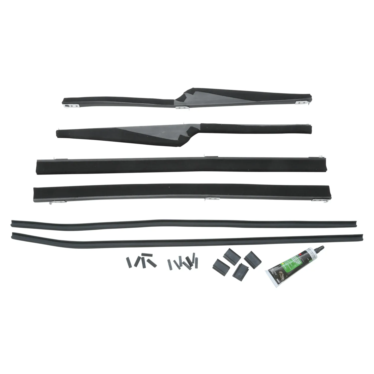 Front Door Window Channel Kit for 1932 Ford 3-Window Coupe