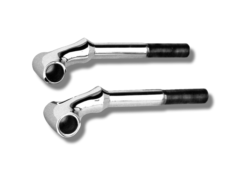 Spring Perches – Chrome or Plain Steel, Pair