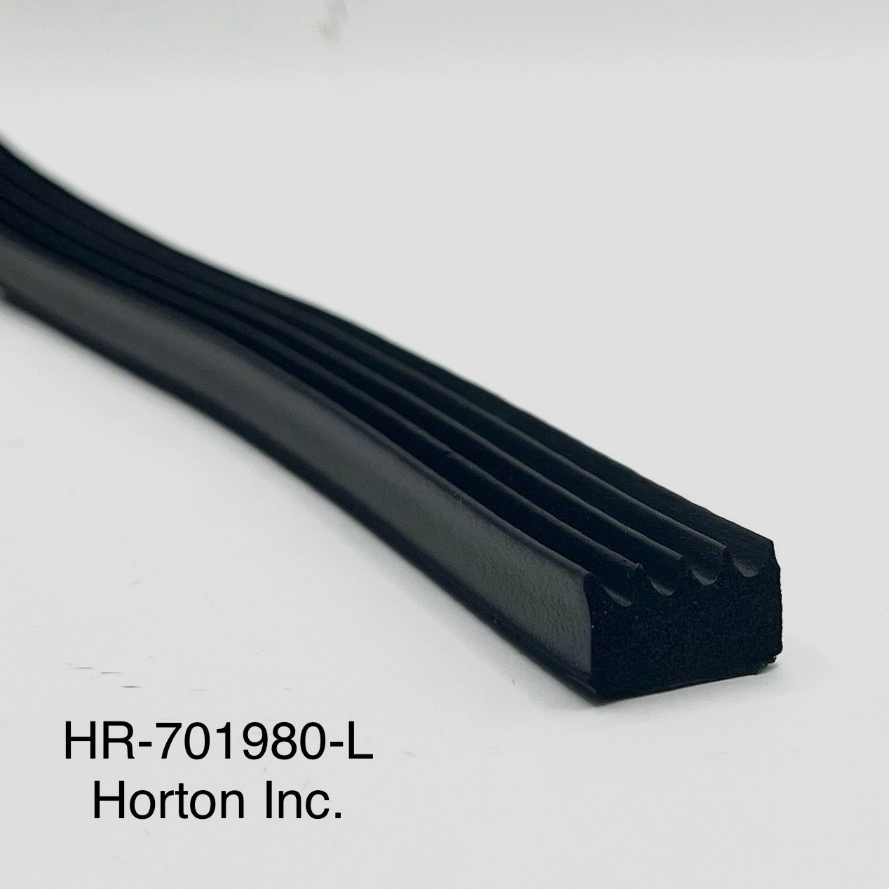 Door Seal; Ribbed; 5/8 x 3/8 x 20'