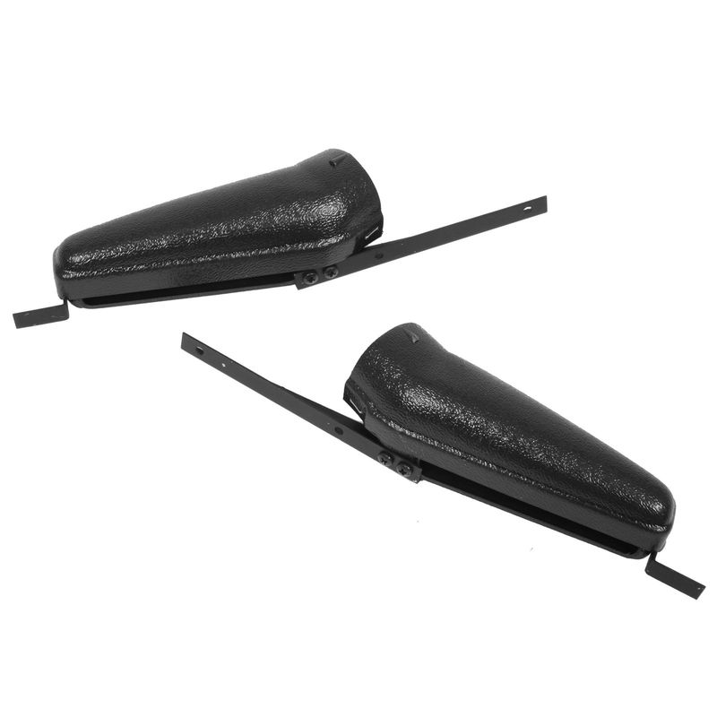 Defrost Duct Pair – Black Rectangular for 2" Hose
