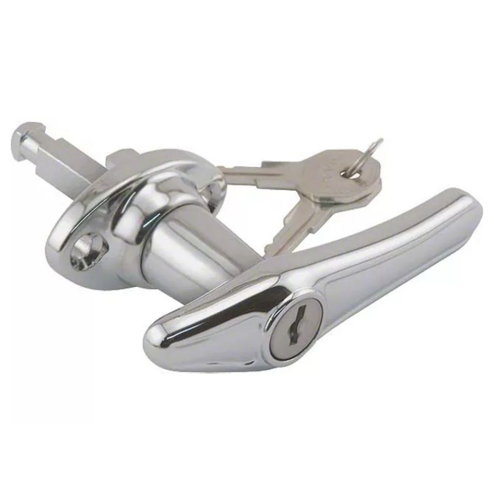 Outside Door Handle – Locking – Chrome – Right Side – 1928-29 Model A Closed Car