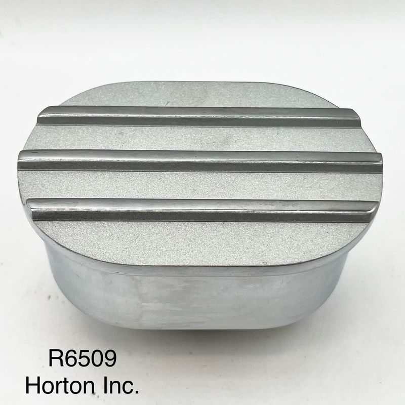 Finned Billet Aluminum Oval Push-In Breather – Satin