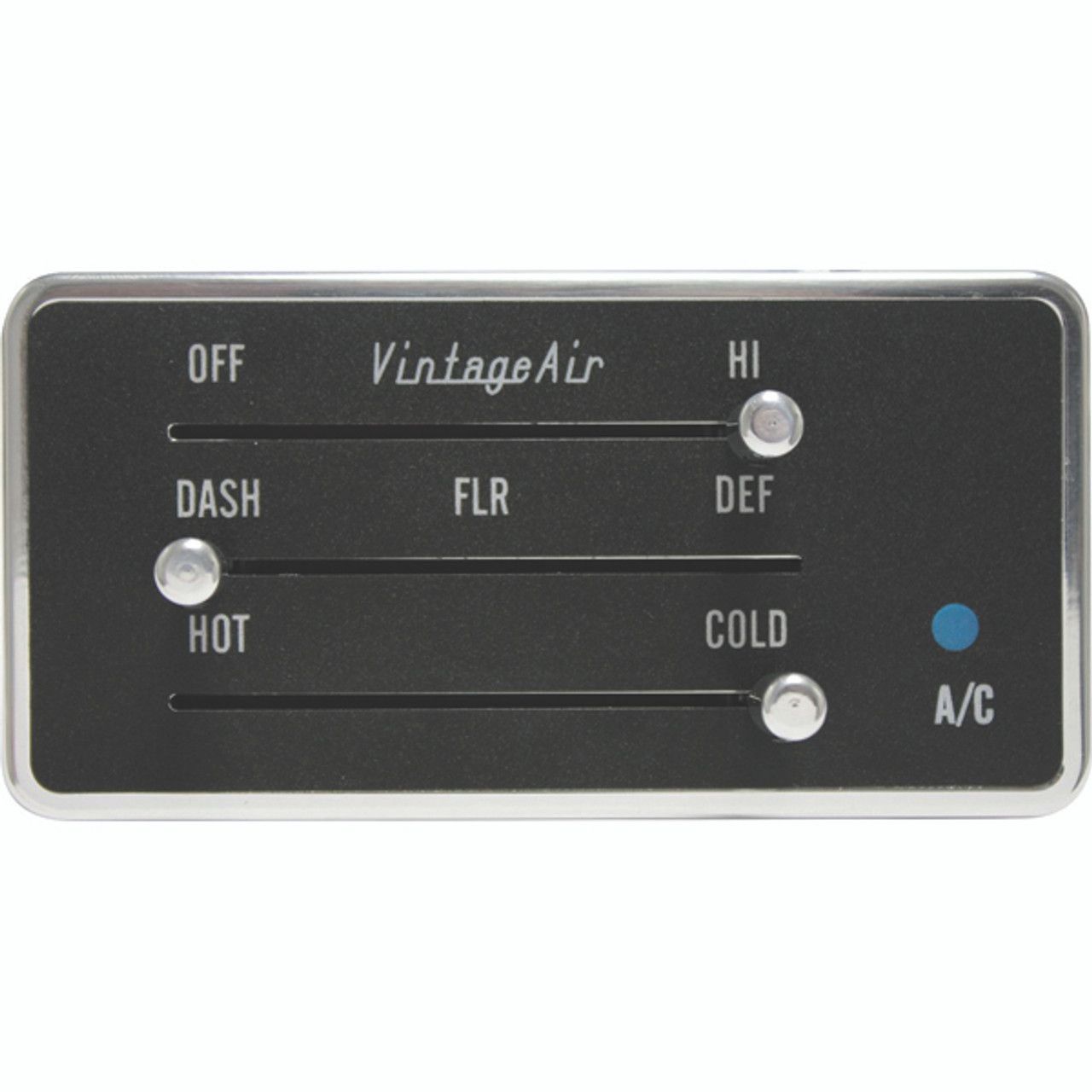 Gen-IV ProLine 3-Lever Rectangular Control Panel – Polished