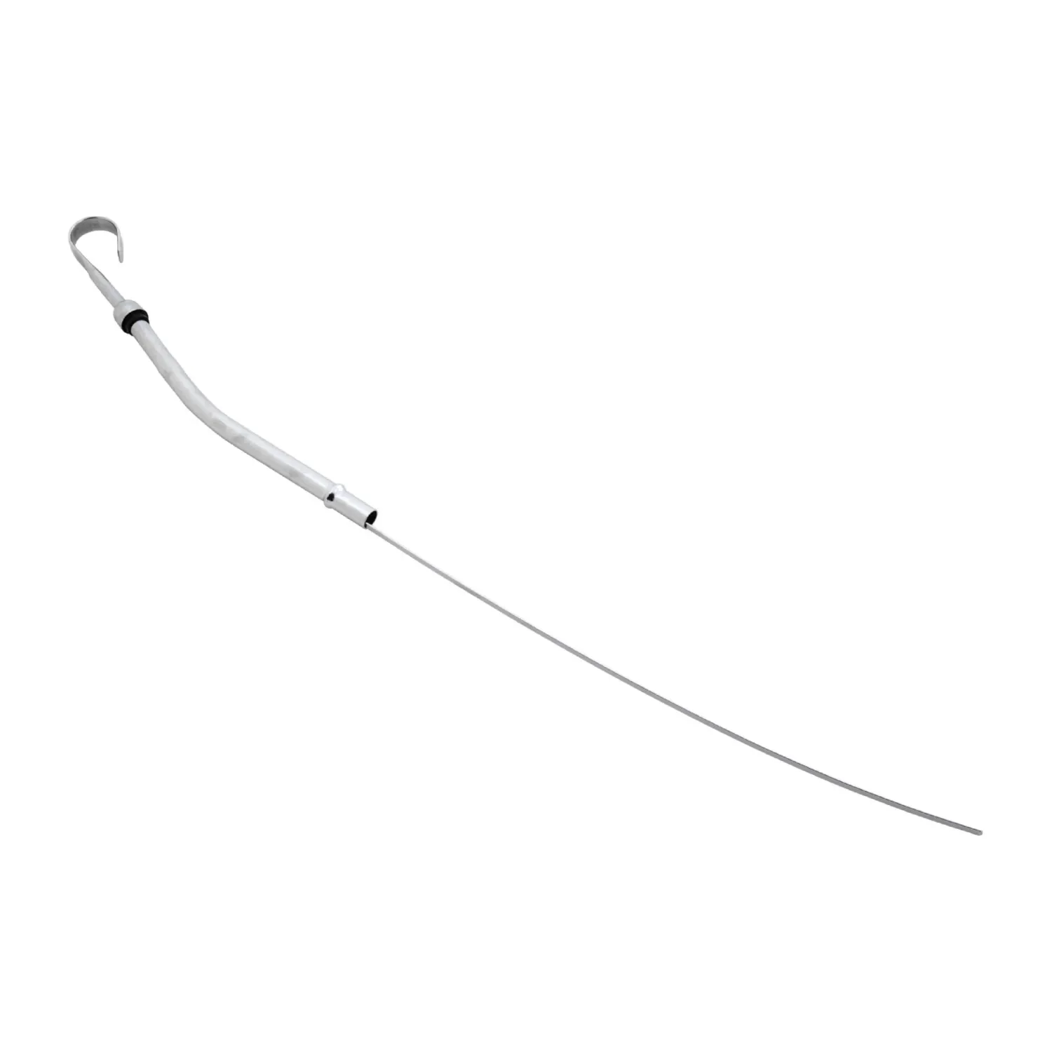 OEM-Style Chrome Engine Oil Dipstick &amp; Tube – 1955–1979 SBC