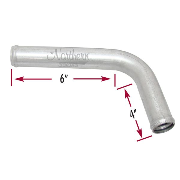 75 Degree Bent Steel Radiator Tube – 1 3/4" Diameter