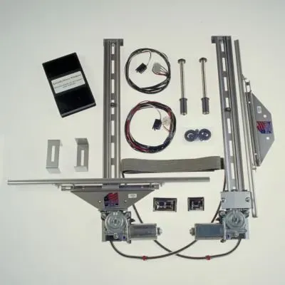 Power Wonder-Lift Cable-Driven Power Window Kit – Chrome Switches (2-Window Kit)