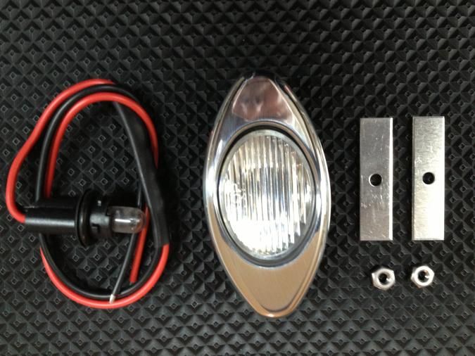 Polished Oval Interior Light