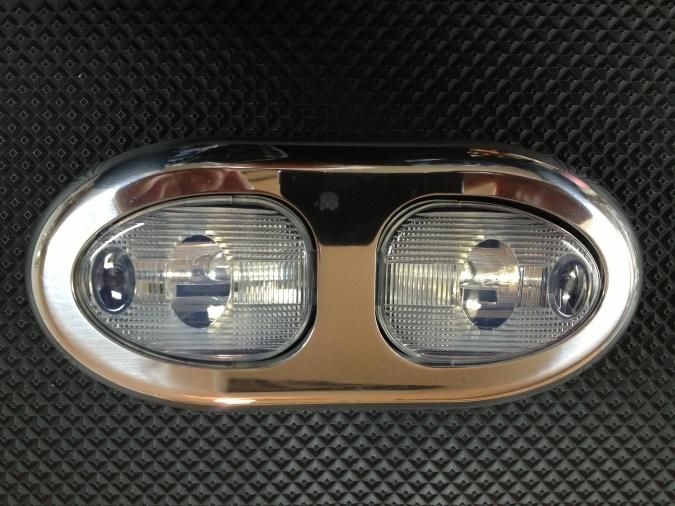 Double Dome Interior Light – Polished
