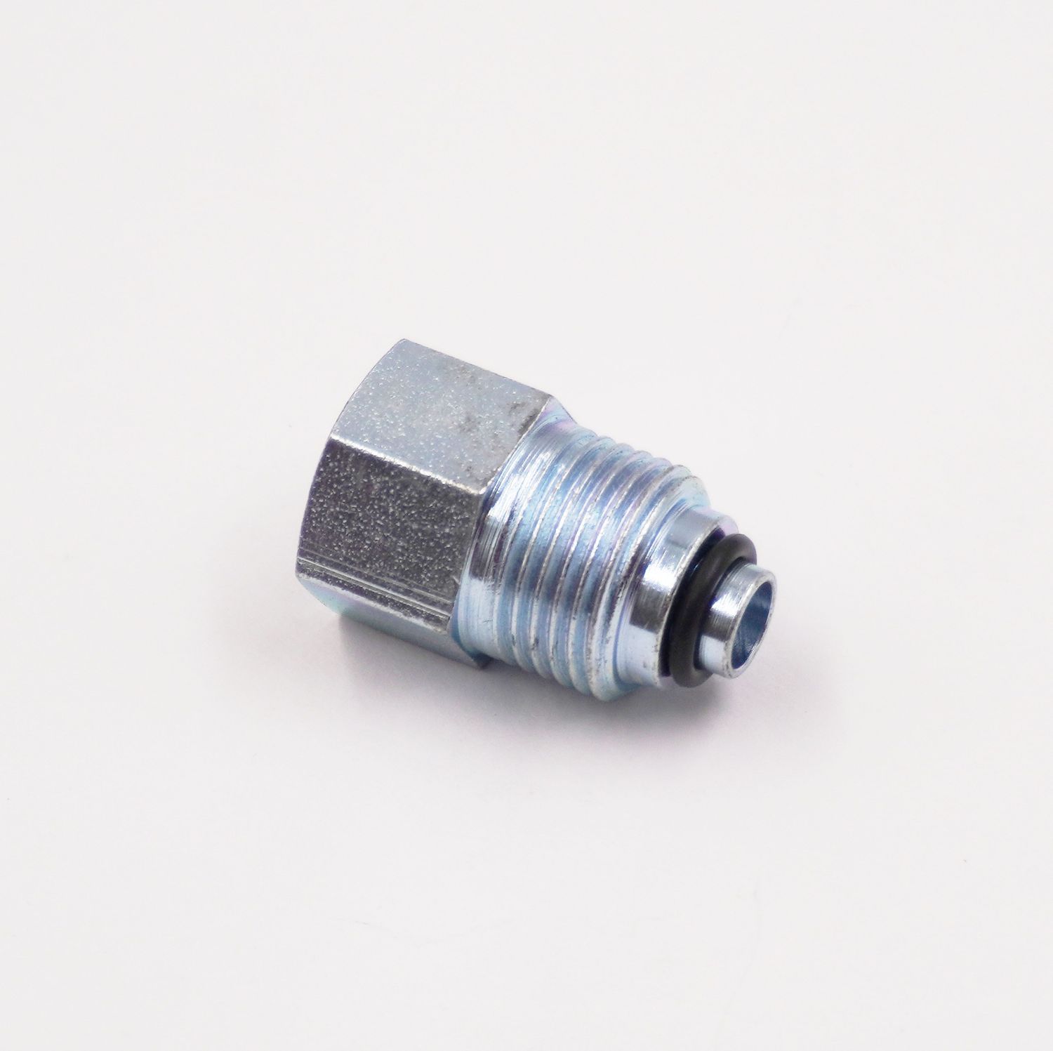 Power Steering Adapter – 16mm-1.5 O-Ring to 5/8-18 Female Inverted Flare (Steel)