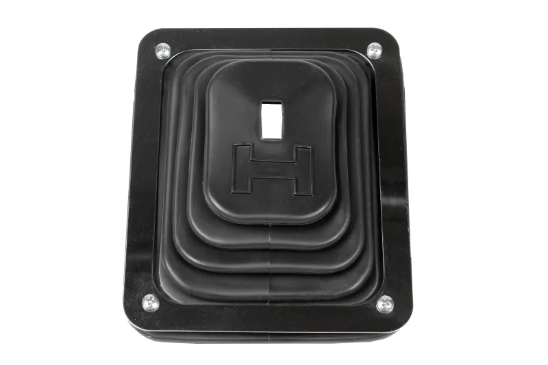 Hurst B-4 Shifter Boot and Chrome Trim Plate