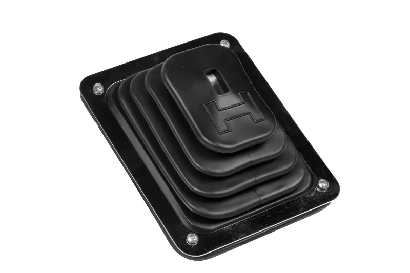 Hurst B-4 Shifter Boot and Chrome Trim Plate