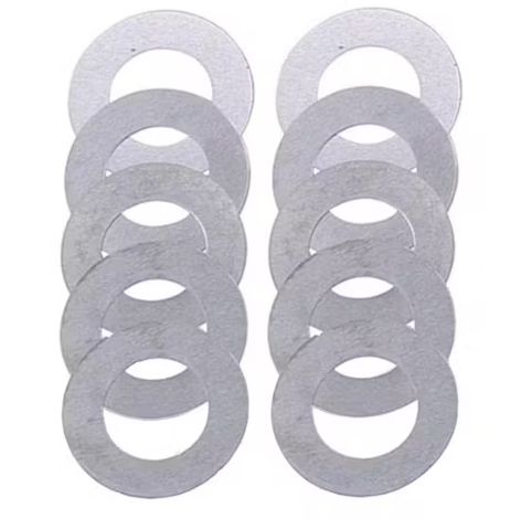 King Pin Shims for Early Ford Spindles – Stainless Steel (.005", 10-Pack)