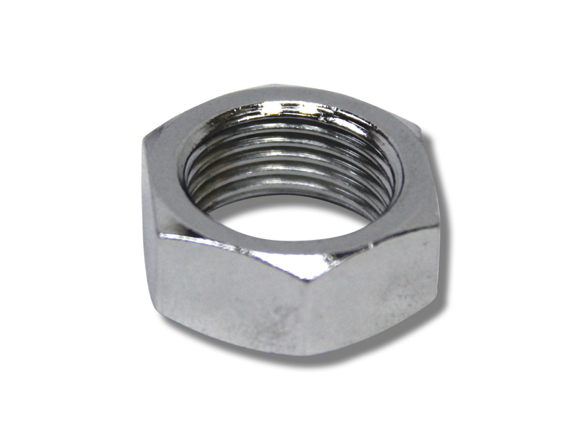 Chrome Jam Nut – 11/16-18 Right-Hand Thread