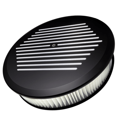 Air Cleaner – 14" Ball-Milled Satin Black