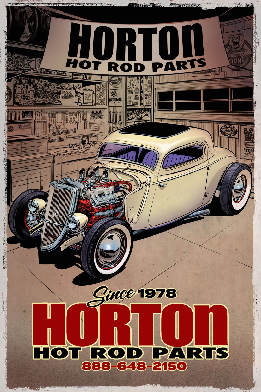 Banner, Garage Build 03