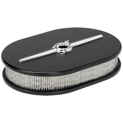 Air Cleaner – Streamline Oval, Small, Satin Black