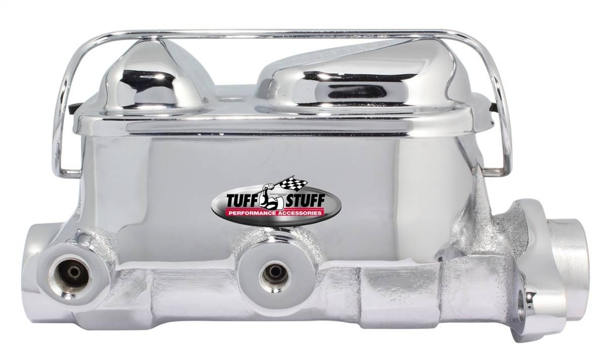 Brake Master Cylinder – Dual Reservoir – 1 Inch Bore – Chrome