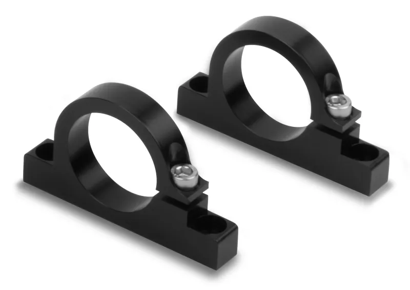 Fuel Filter Mounting Bracket – Black – For HP Billet Fuel Filters – 1.5 Inch I.D.