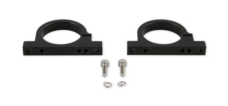 Fuel Filter Mounting Bracket – Black – For HP Billet Fuel Filters – 1.5 Inch I.D.