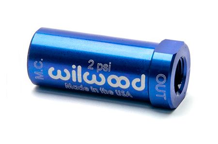 Residual Pressure Valve – 2 lb – Blue Anodized