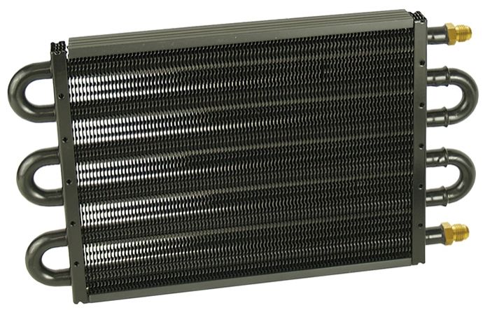 6-Pass Tube &amp; Fin Fluid Cooler, 13 in, -6AN