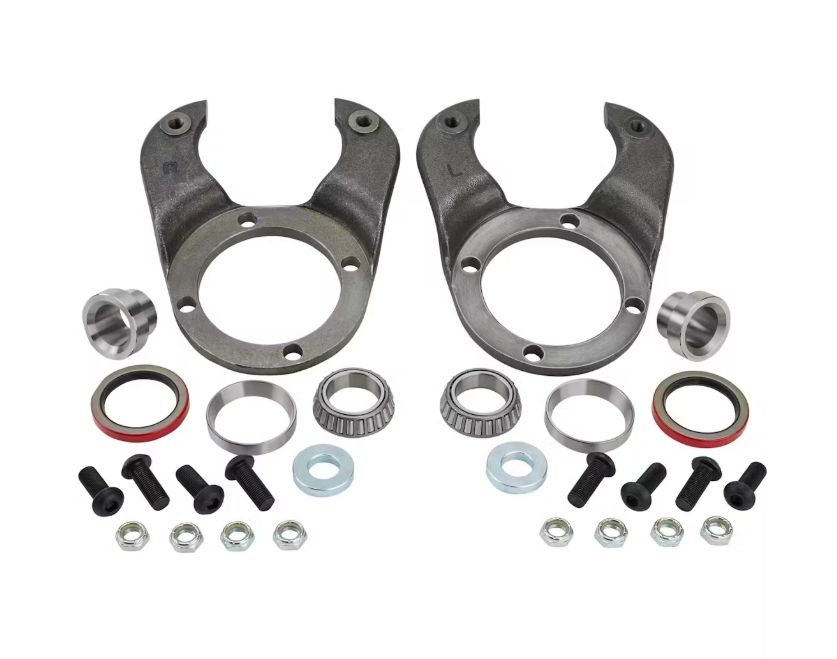 Disc Brake Bracket Kit for 1937–1948 Ford Spindles – GM Metric Calipers