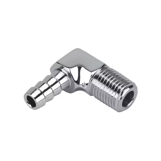 Chrome 90 Degree Adapter Fittings