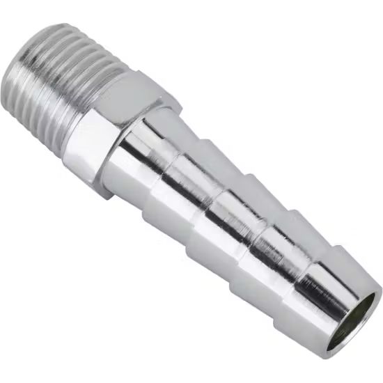 Straight Chrome Fittings