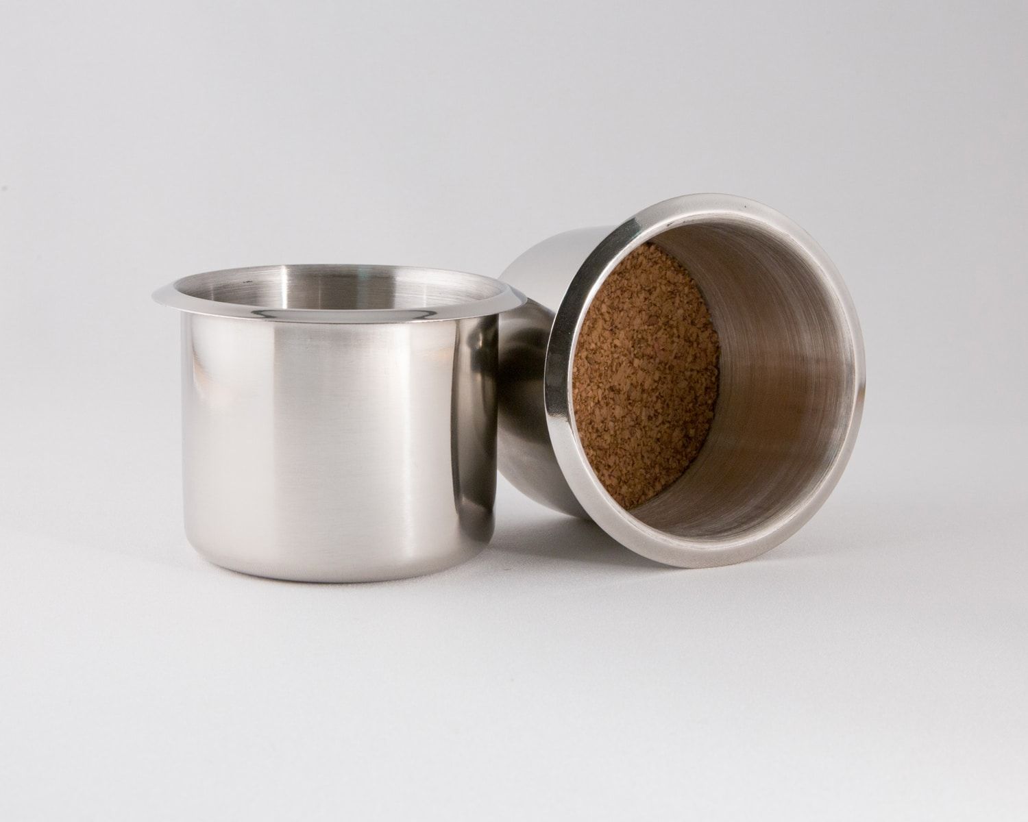 Small Stainless Steel Cup Holder, Pair