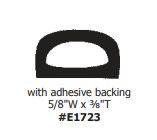 Sponge Universal Weatherstrip, 5/8" W x 3/8" T