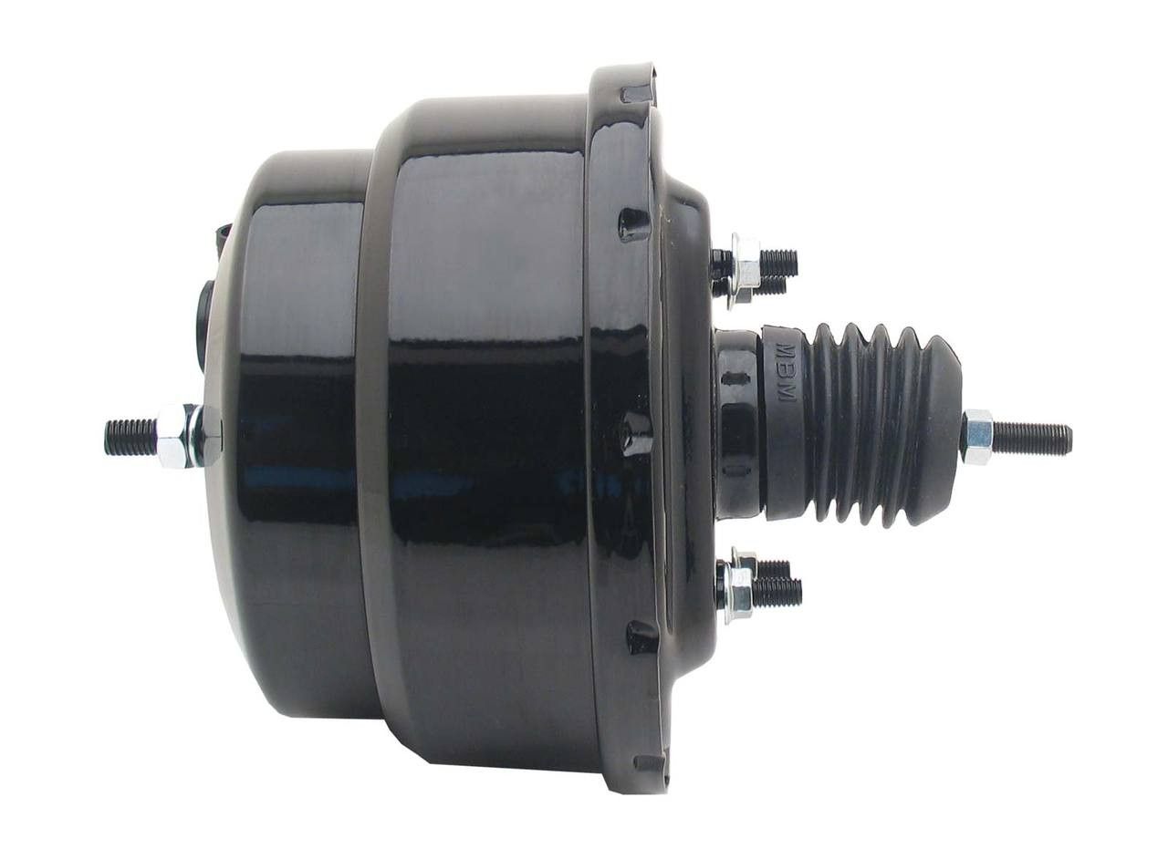Universal 8" Dual Diaphragm Power Brake Booster, Black
