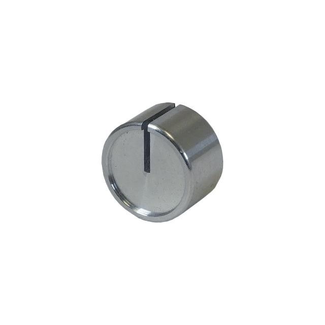 Round Aluminum Knob for Rotary Controls, 15/16" Diameter